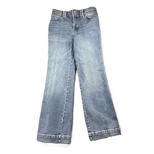 Talbots Women Jeans Flare Leg High Waist Melody Wash Size 2P 2 Petite Short M184